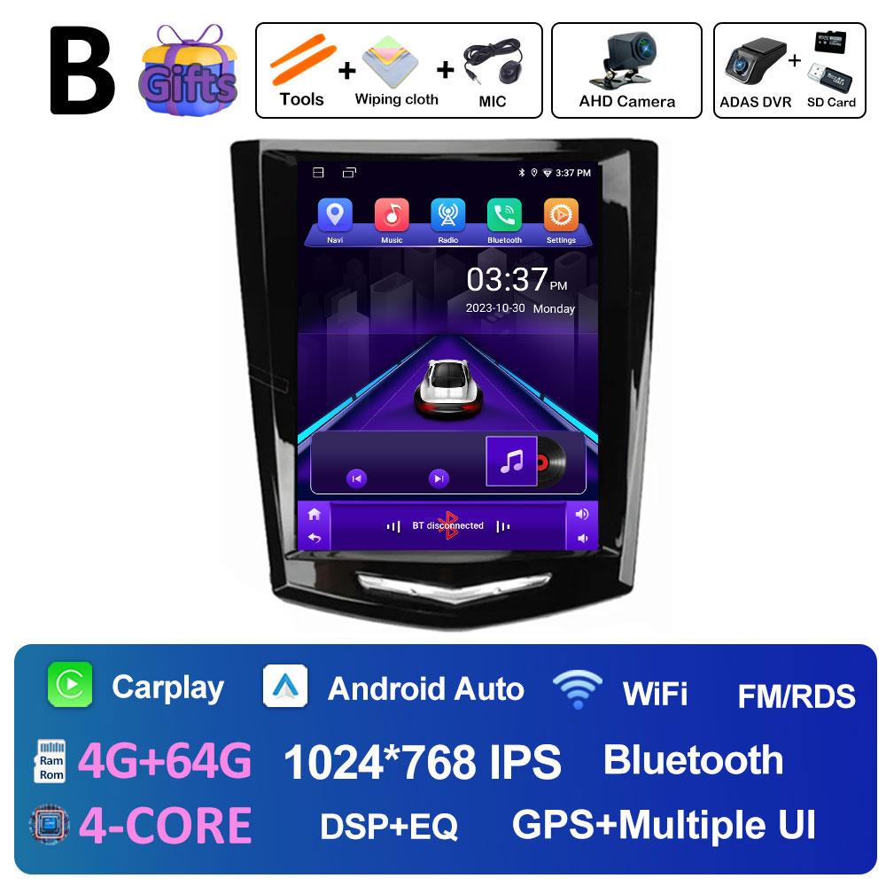 Для Cadillac ATS XTS CTS SRX 2013 2014 2015 2016 DSP Стерео Беспроводной Carplay Android Auto 2.5D Сенсорный экран Головное устройство Не 2 DIN