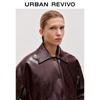 UR Women's Amber Flow Faux Leather Padded Jacket