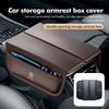 D6Car Armrest Box Pad Central Arm Rest Storage Pocket Cover For Mercedes Benz W211 W124 W176 W177 C180 C200 C260 C300 GLC CLE CLA