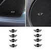 Для Mini 3D Алюминиевый сплав Автомобильный динамик Аудио Стикер Значок Эмблема Декорация Аксессуары Для MINI COOPER R56 R55 R60 R61 Cou