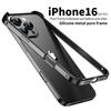 Metal Bumper Case for IPhone 16 15 Pro Max 14 Plus 13 12 11 XS XR SE 16Pro 16Plus 15Pro 14Pro Phone Accessories
