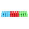 12Pcs Bread Bag Clips Sturdy ABS Plastic 3 Colors Easy Operation Plastic Bag Closure Clips for Home