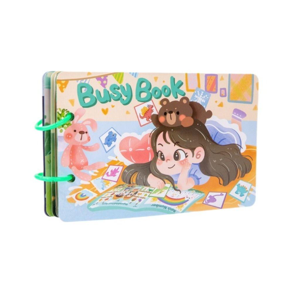 Классификация по цветам Монтессори Тихая Развивающая Книга Книга наклеек для цифровой классификации Малыши