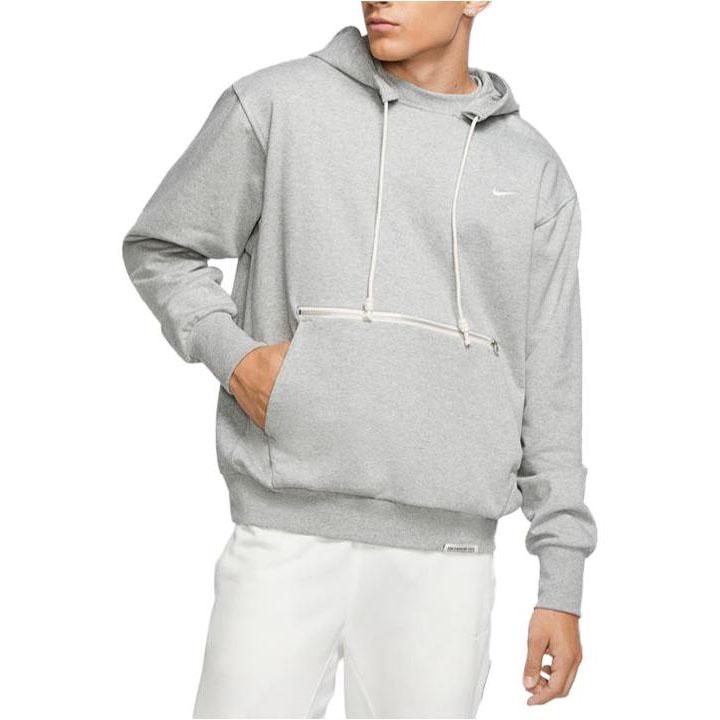 Nike Толстовки Мужские Серые С Капюшоном Умеренный Обычный CV0865-063