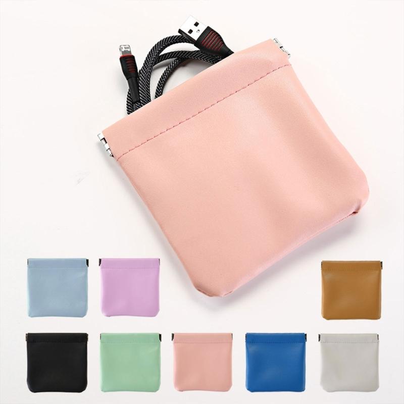 Portable Slingshots Pouches Set 2 Sizes Waterproof Sturdy PU Materials Portable Home Accessory for Collectors Use