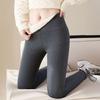Winter Leggings High Waist Slim Butt Lifting Versatile Thickened Velvet Leggings Solid Color Warm Slimming Leggings