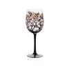 Colorful Seasons Glass Cup Goblet Champagne Cup Four Seasons Tree Wine Glasses  Home Decor