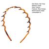 2Pcs Hair Hoop Large Wave Shape Plastic Hair Comb M-Shaped Comfortable Non-Slip