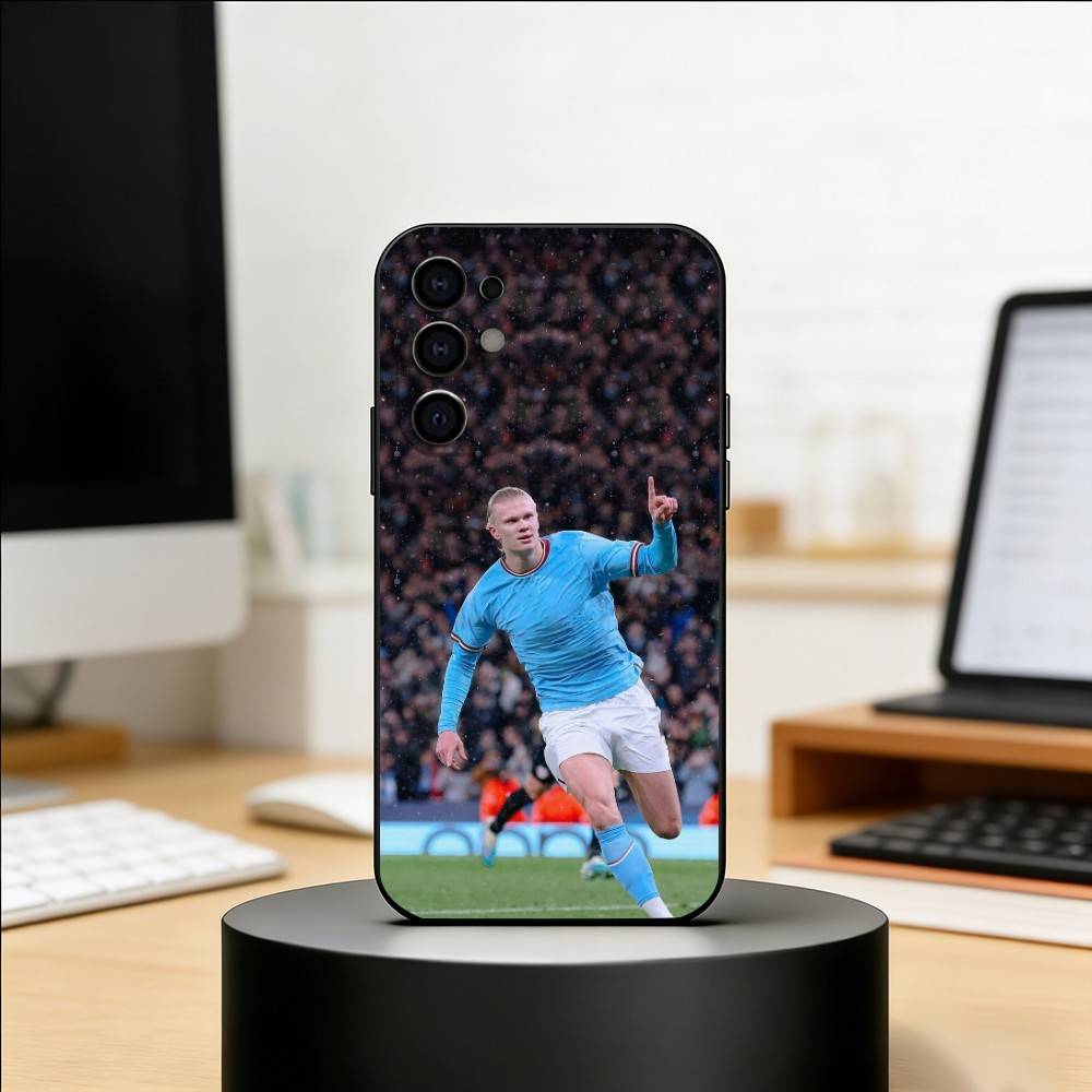 F-Футбол E-Эрлинг Х-Холанд Чехол для телефона для Samsung S25,S24,S21,S22,S23,S30,Ultra,S20,Plus,Fe,Lite,Note,10,Черный чехол