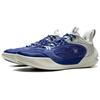 Li Ning Амортизирующие, износостойкие низкие мужские баскетбольные кроссовки Сине-белые ABPV001-5