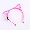 1шт. Повязка на голову, светящиеся кошачьи ушки, головной убор, цветная вспышка, повязка на голову