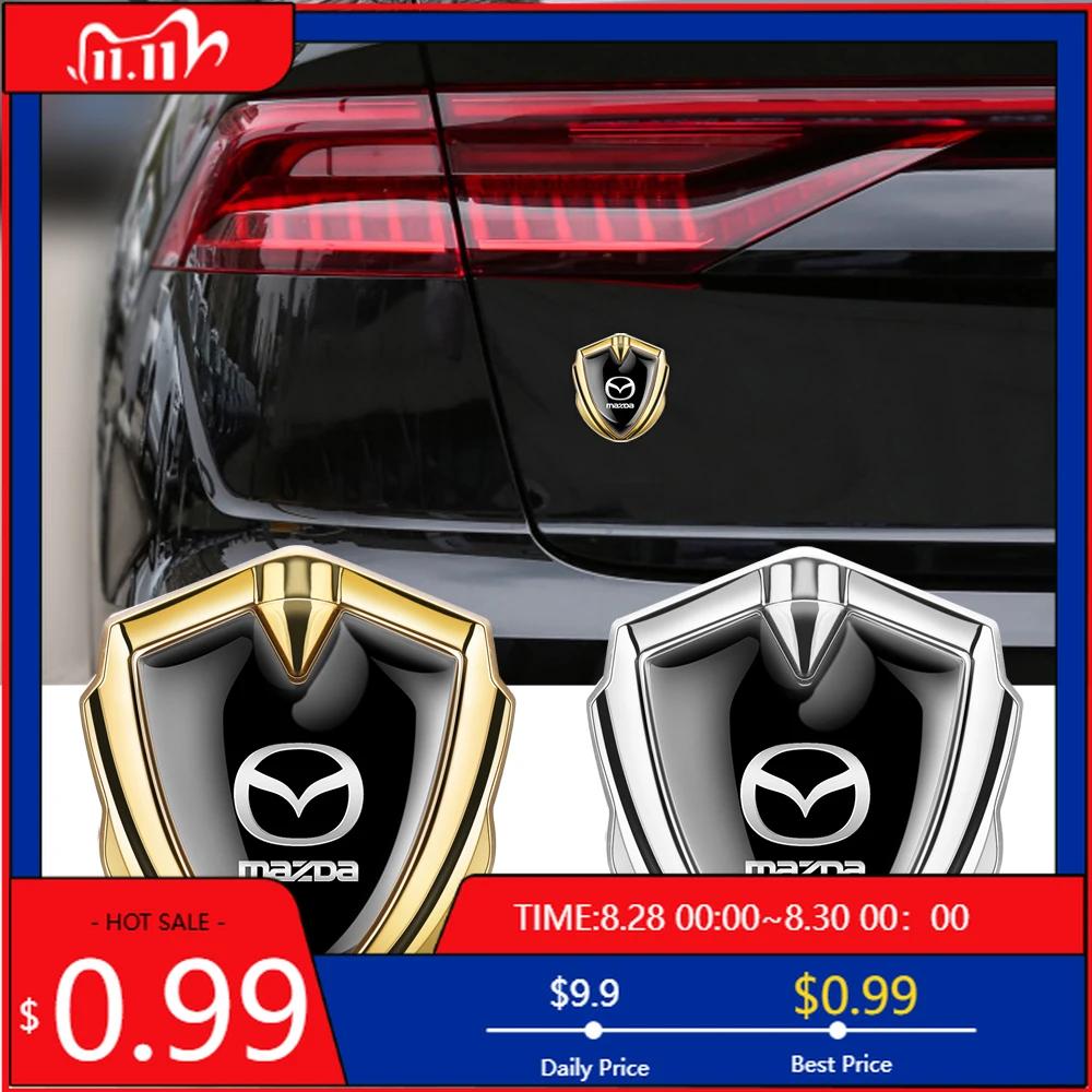 2025 Горячая 1 шт. Стиль Автомобиля Декоративная Наклейка на Кузов и Багажник 3D Металлическая Наклейка-Эмблема Лев Корона Для Mazda 3 5 6 Axela CX5 CX3 CX4 Atenz