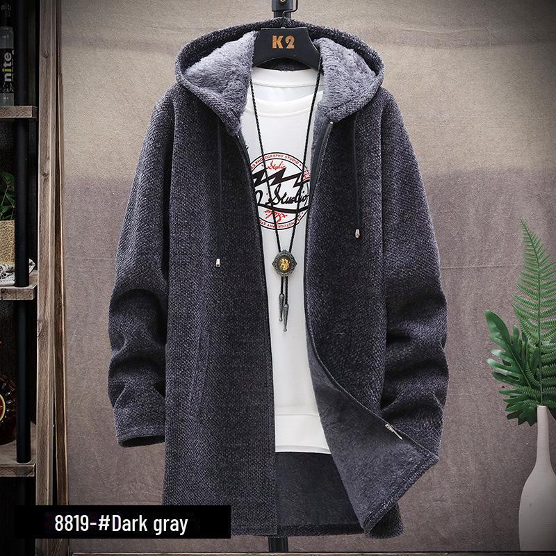 Men's Korean Style Knit Cardigan: 2023 Autumn/Winter Trend Sweater Jacket