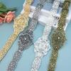 Vintage Turkish Caucasus Women Belt Slavic Metal Waist Chain Adjustable Length Retro Gold Silver Color Bridal Jewelry