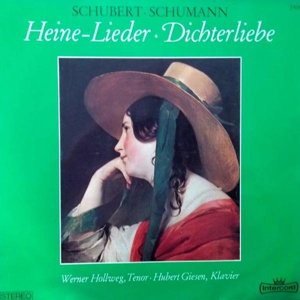 Виниловая пластинка WERNER HOLLWEG HUBERT GIESEN FRAN Песни Гейне Любовь поэтов 92909K INTERCORD Германия Классика Б/у