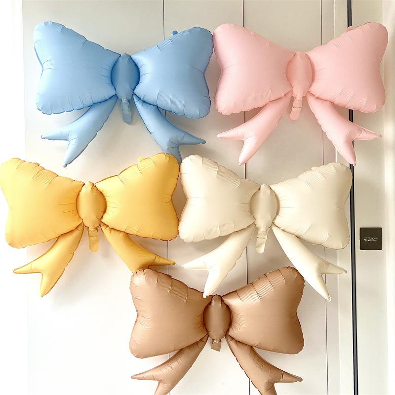 1pc big Bow Balloon Children's Birthday Party Wedding Decoration Decoration Daily Store Window Decoration Balloon
