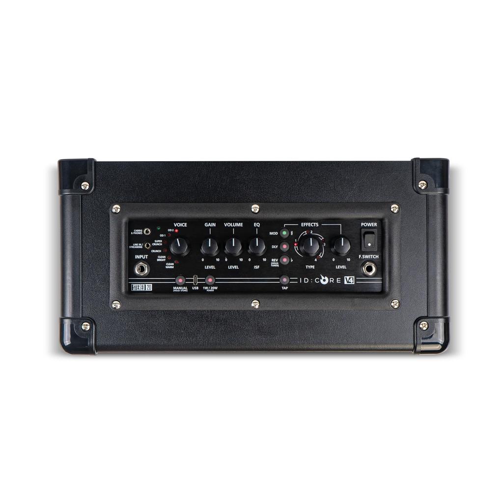 Blackstar V4 Stereo 20 Стереогитарный усилитель Идеален для домашней практики и выступлений Особенности Мощность 20 Расширяемый IDCore - Стриминг. Уменьшение, Голоса,