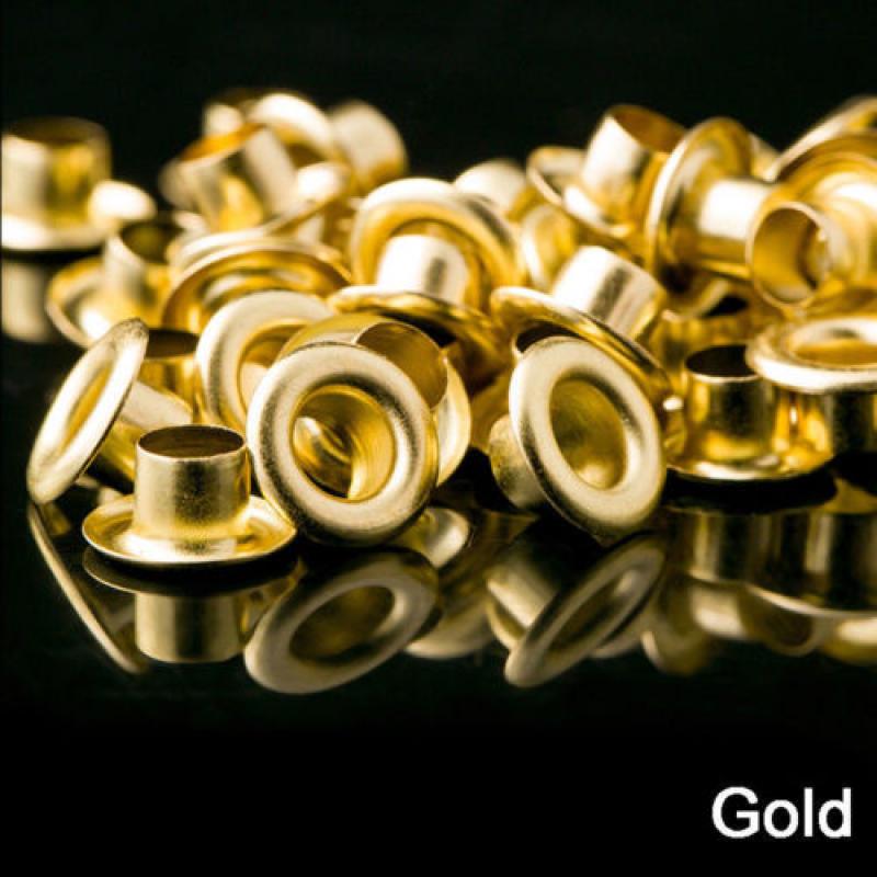 50 шт. 1,5-3,5 мм латунные петельки из кожи для ремонта, круглые кольца для глаз для обуви, сумки, одежды, кожаный ремень, шляпа