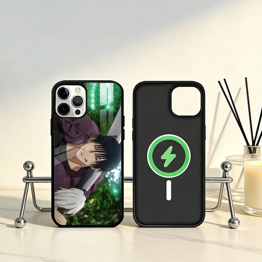 Чехол для телефона Toji Fushiguro Jujutsu Kaisen Для iPhone 17, 16, 15, 14, 13, 12, 11 Plus, Pro Max Магнитный Для Magsafe Беспроводной Зарядки