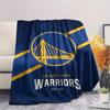 1Pc Golden State Warriors Print Flannel Blanket, High quality Comfortable for All Seasons, Home Decor, Warmth and Comfort, Perfect for Christmas GiftS