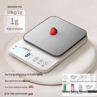 Цифровые кухонные весы Wutok из нержавеющей стали - 10 кг / 1 г