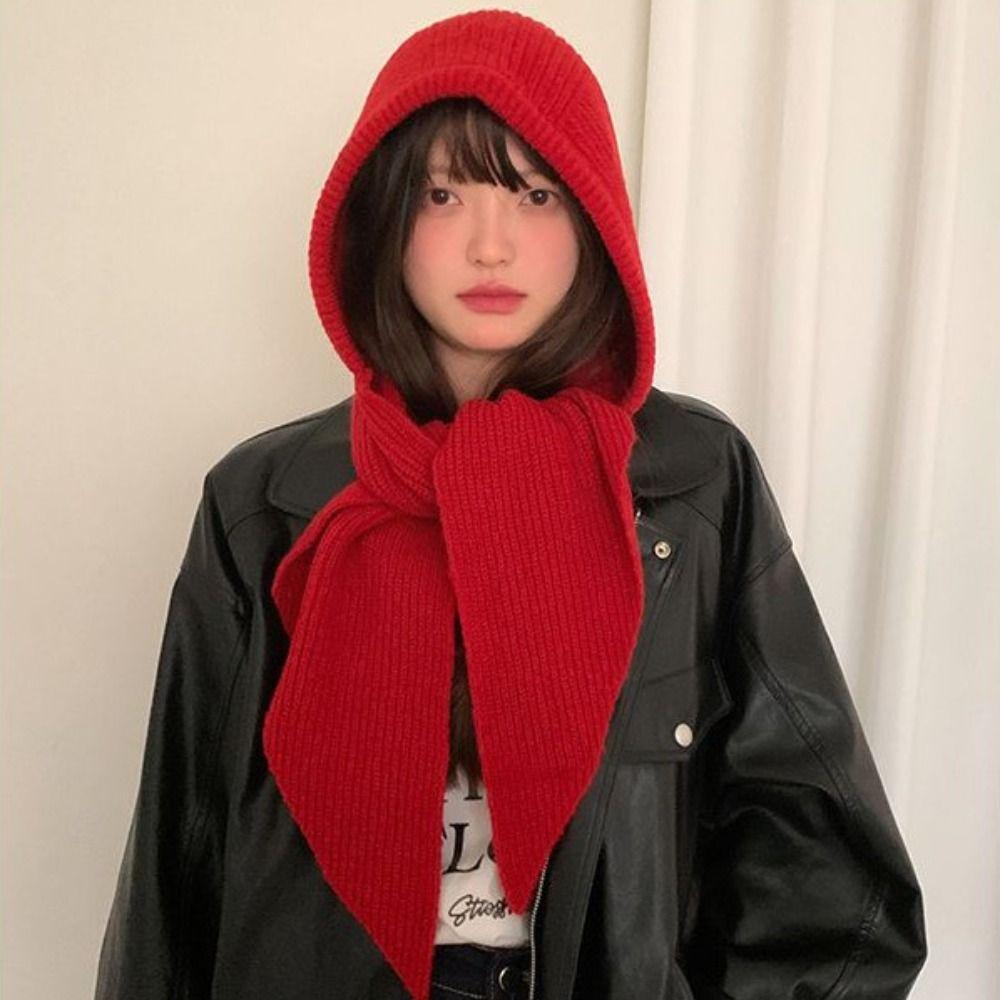 Pullover Hat Balaclava Hat Scarf Cap Knitted Hat Warm Winter Cap Winter/Autumn