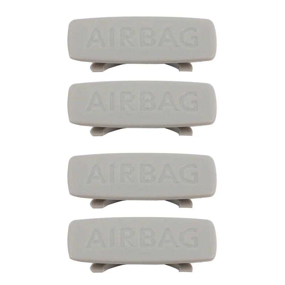 1/4Pcs Car Airbag A B C Pillar Insert Trim Cover Badge For CC Golf Jetta Passat Polo Touran 5G0853437 1K0853437 3C0853437