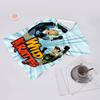 proof beach towel with Wild Kratts pattern - soft,absorbent,quick-drying,machine washable - perfect for swimming,camping,bathing