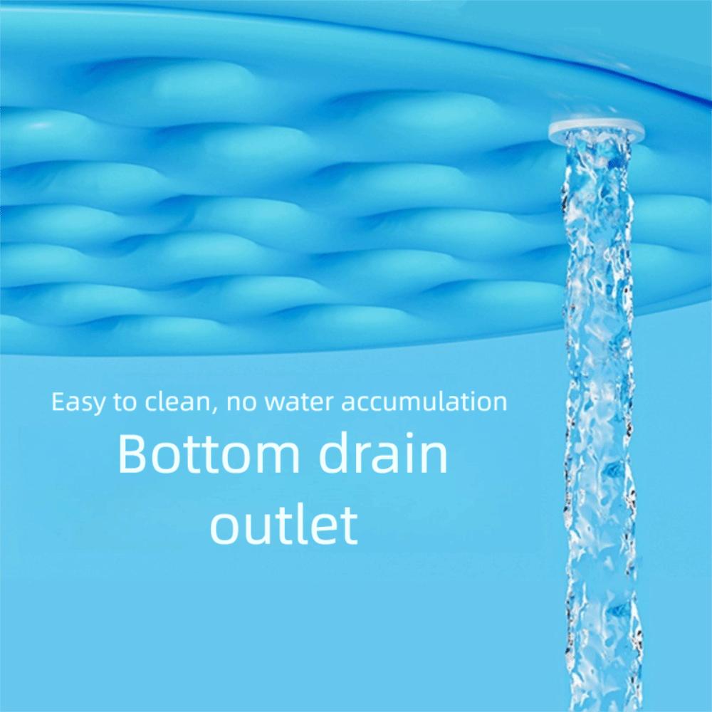 Расслабляющий надувной бассейн Круглый водный бассейн Утолщенный детский бассейн для малышей В помещении На улице