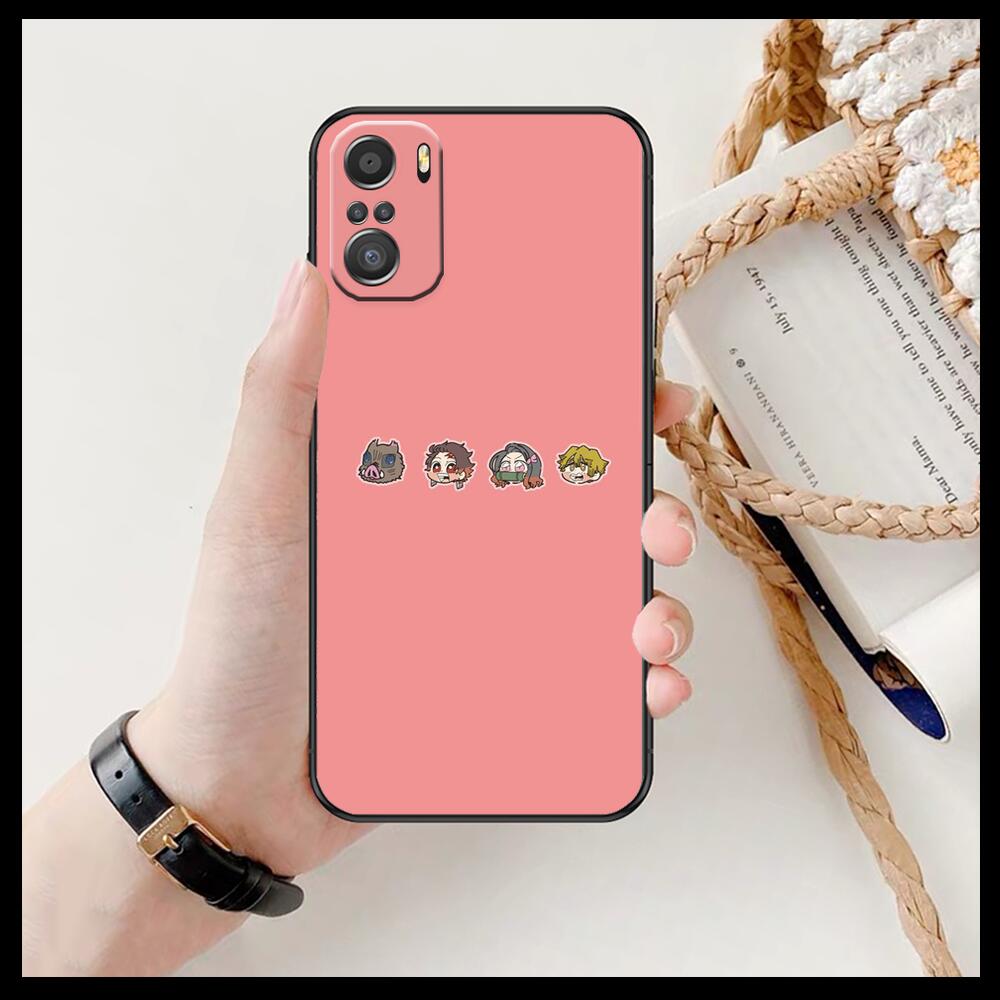 Kamado Nezuko Kimetsu No Yaiba Demon Slayer, мягкий ТПУ для Xiaomi Redmi Note 10S 10 9T 9S 9 8T 8 7S 7 6 5A 5 Pro Max Soft Black P