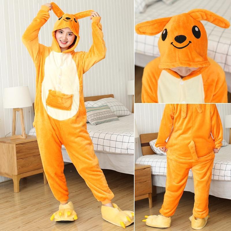 Animal Cat Tiger Kigurumi Unicorn Onesie Adult Teenagers Women Men Pajamas Funny Flannel Warm Soft Sleepwear Overall Onepiece Jumpsuit Cosplay Costume