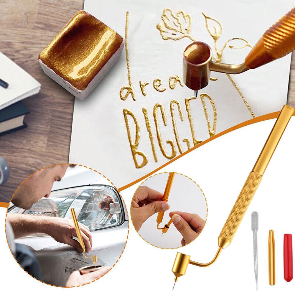 Детализация Тонкая Линия Жидкость Писатель Аппликатор Краски Ручка Наклонные Прецизионные Линейные Ручки Для Сколов Камней Ремонт Царапин Автомобиля Подкраска