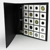 Page Coin Holder Sheet Clear Organization 1 Sheet For 50Mm Coins For Coin Collection Pvc Page Album Practical