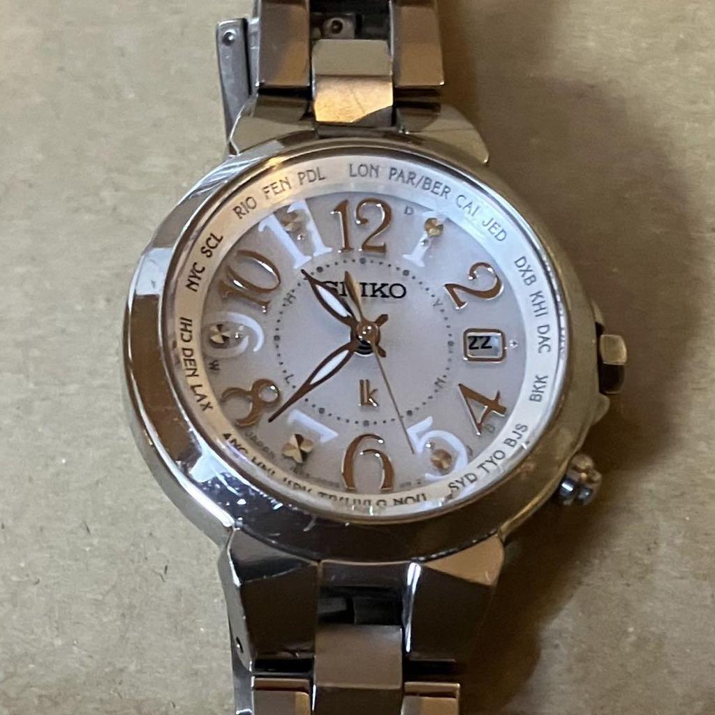 [USED] Seiko Rukia Women's Watch, Working Radio-Controlled, Solar, 1B25