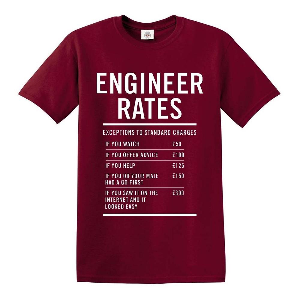 Engineer Prizes Funny Gift Party Novelty TShirts Fathers Day Joke Unisex T-Shirt