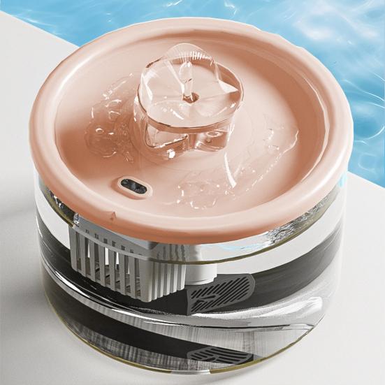 1,5 л фонтанчик для кошек автоматический питьевой фонтанчик для домашних животных тихий диспенсер для воды для домашних животных с прозрачным резервуаром для домашних кошек и собак