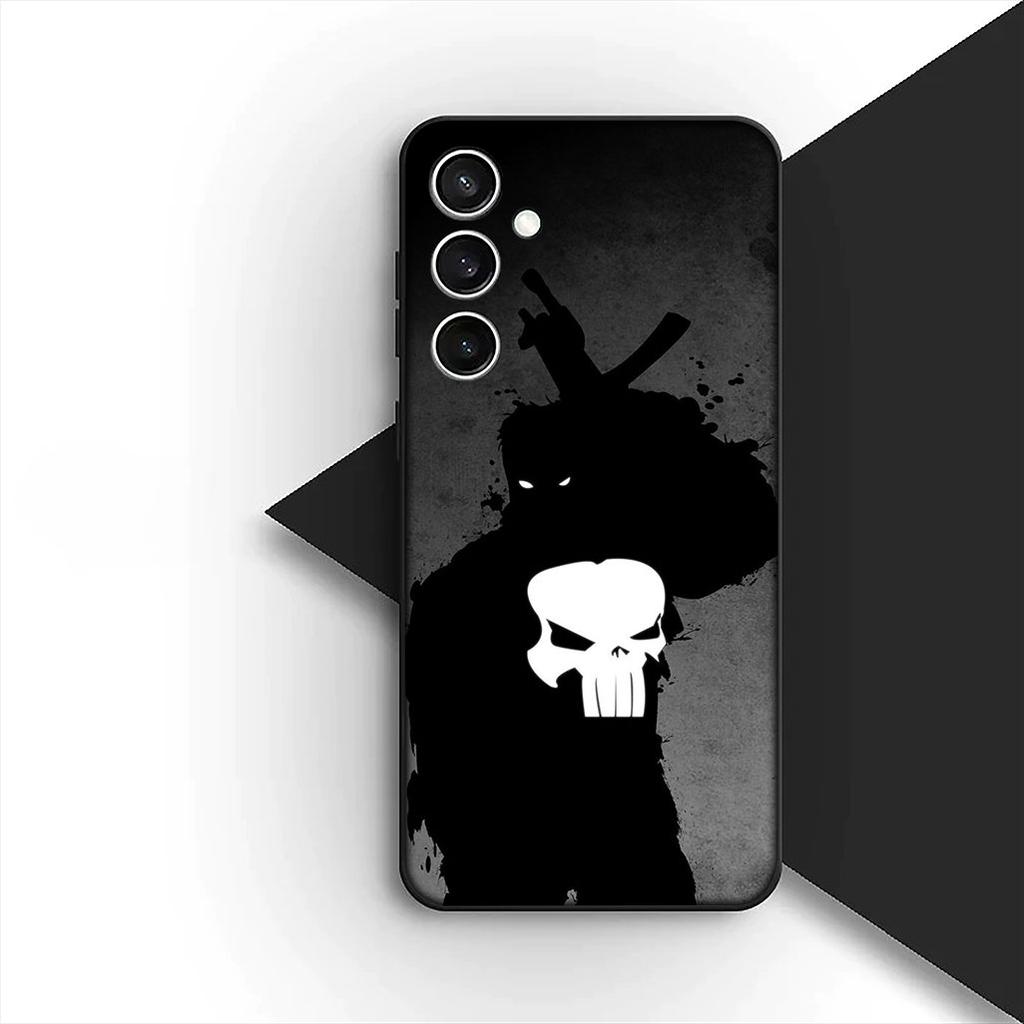 Protective Cover for Xiaomi Redmi Note 12 11 10 A3 Pro 10A 10C 12C Note12 5G 4G Casing Phone Case The Punisher Marvel Skull
