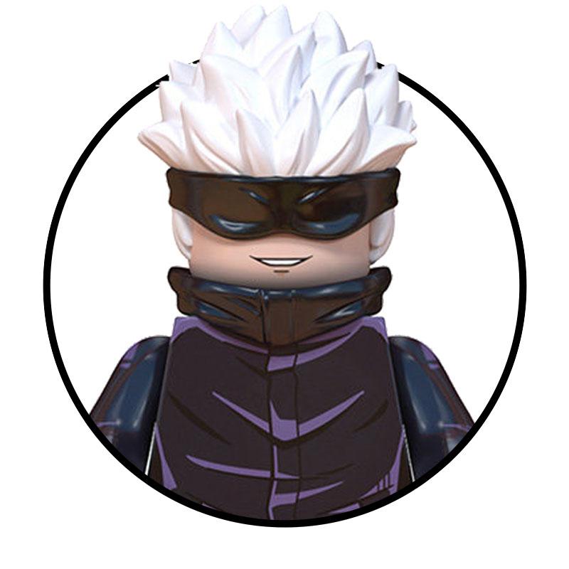 40pcs Jujutsu Kaisen Building Blocks Itadori Yuji Gojo Satoru Ryomen Mini Action Figure Accessories Christmas Gift for Kids