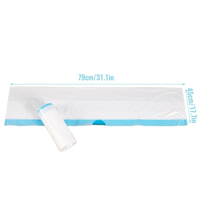 Подкладки для кошачьих туалетов из утолщенного прочного полиэтиленового материала среднего и очень большого размера с завязками для отходов для домашних животных, герметичные