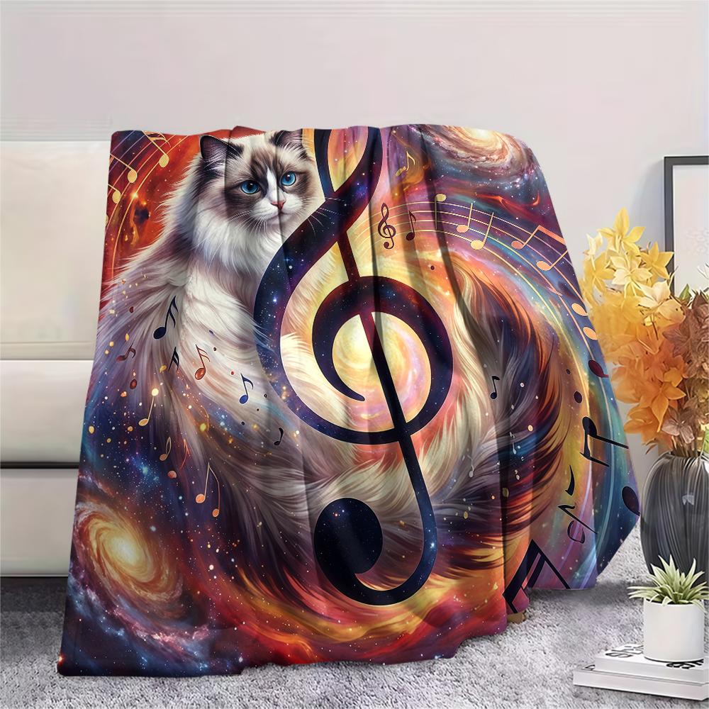 Sunset small animals Print Flannel Blanket,High quality Comfortable for All Seasons,Home Decor,Warmth and Comfort,Perfect for Christmas Gifts