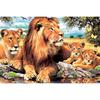 Diamond Painting Lion Family Picture of Rhinestones Handmade Full Diamond Embroidery Cross Stitch