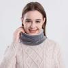 New Drawstring Neck Guard, Neck Cover, Winter Double-sided Austrian Velvet Elastic Thickened Scarf, Riding Cold and Warm Mask, Men