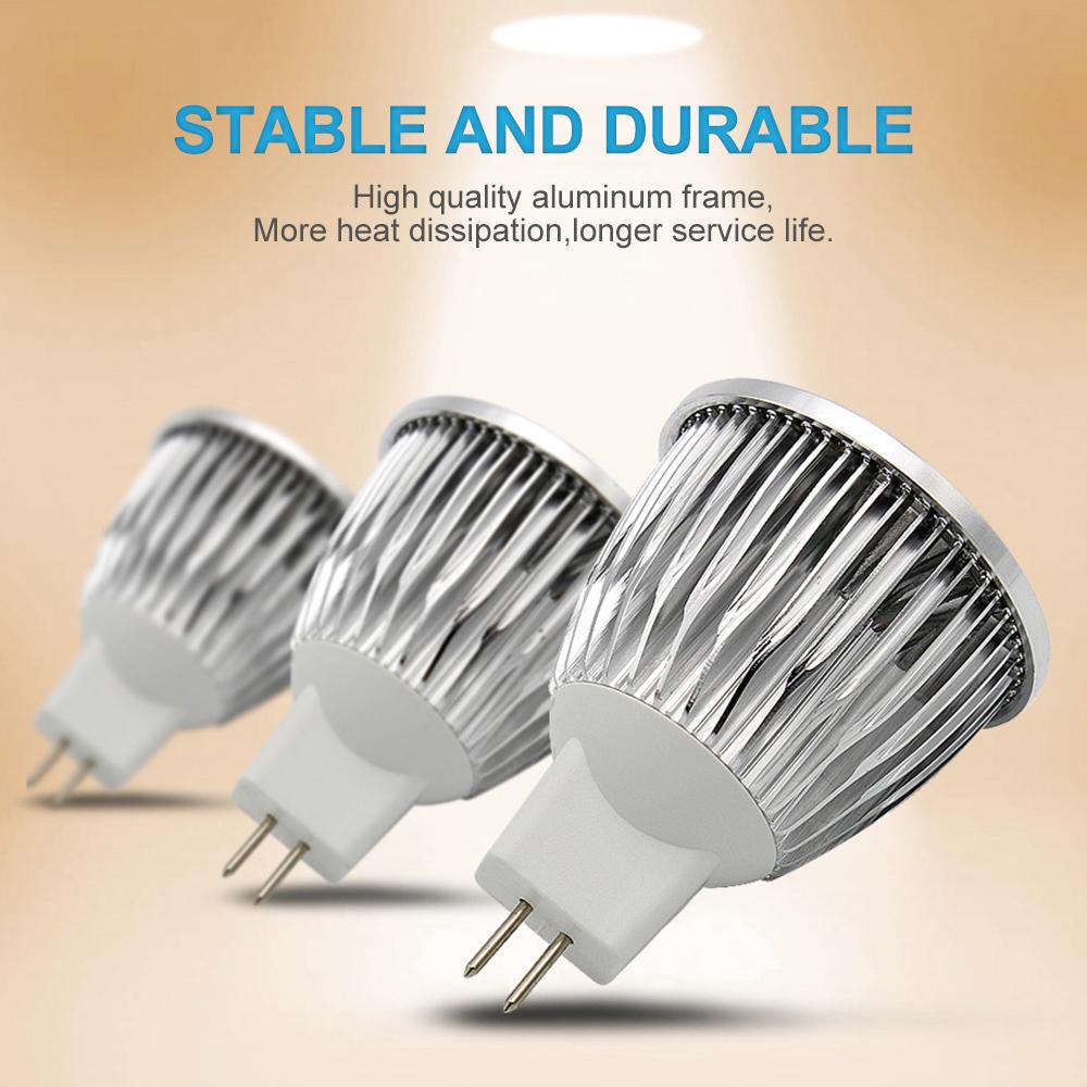 Супер яркая светодиодная лампа COB MR16 Светодиодная лампа 9 Вт 12 Вт 15 Вт Прожектор Spotlight DC 12 В