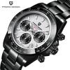 Часы Мужские Лучший Бренд Роскошные Часы Повседневная Фаза Мужские Часы Спортивные Водонепроницаемый Кварцевый Хронограф