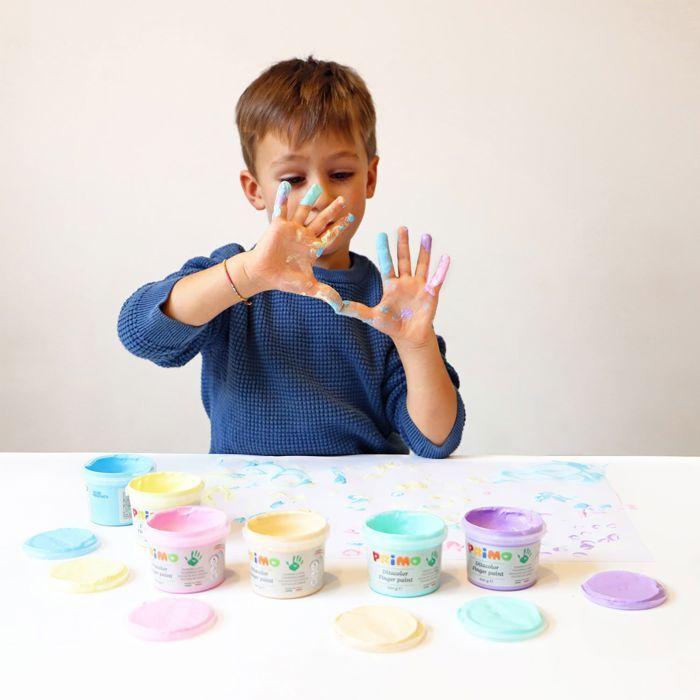 Finger Paint 6 Pastel Colors