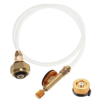 Газовая плита для кемпинга на открытом воздухе, адаптер для заправки пропана, адаптер для газового баллона, конвертер, муфта для заполнения резервуара газом, аксессуары для уличной плиты