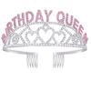 Rhinestone BIRTHDAY QUEEN GIRL Queen Princess Love Birthday Crown Party Supplies