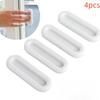 4 шт. самоклеящиеся дверные ручки овальные дверные ручки для межкомнатных дверей стеклянные окна шкафы ящики нескользящие ручки вспомогательные ручки