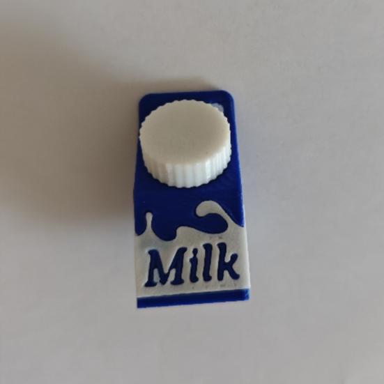 Держатель для таблеток из картонной коробки для молока, мини-брелок для хранения таблеток из картонной коробки для молока, сумка-рюкзак для людей с непереносимостью лактозы