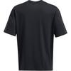 Under Armour Heavyweight Logo Print Loose Fit Crew Neck Short Sleeve T-Shirt Men Tops Black 1387285-001